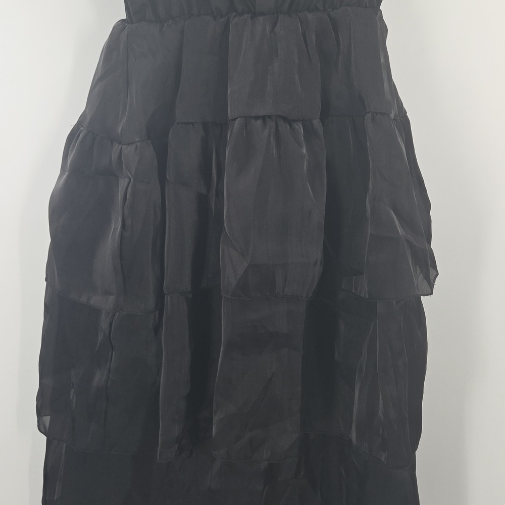 Black Tiered Dress Costume Wednesday Adams - Picture 10 of 16